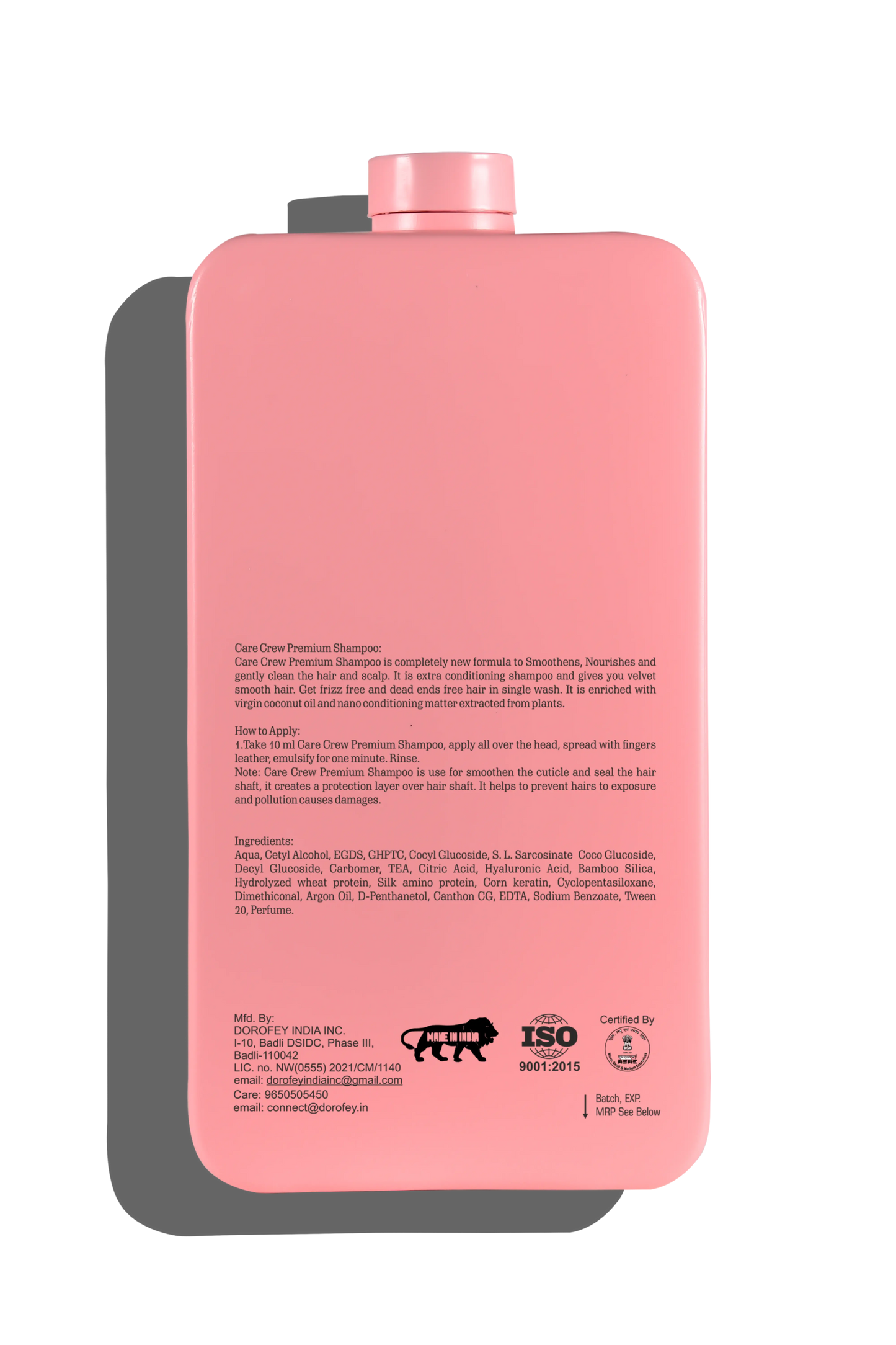 CareCrew Straight Wash Shampoo