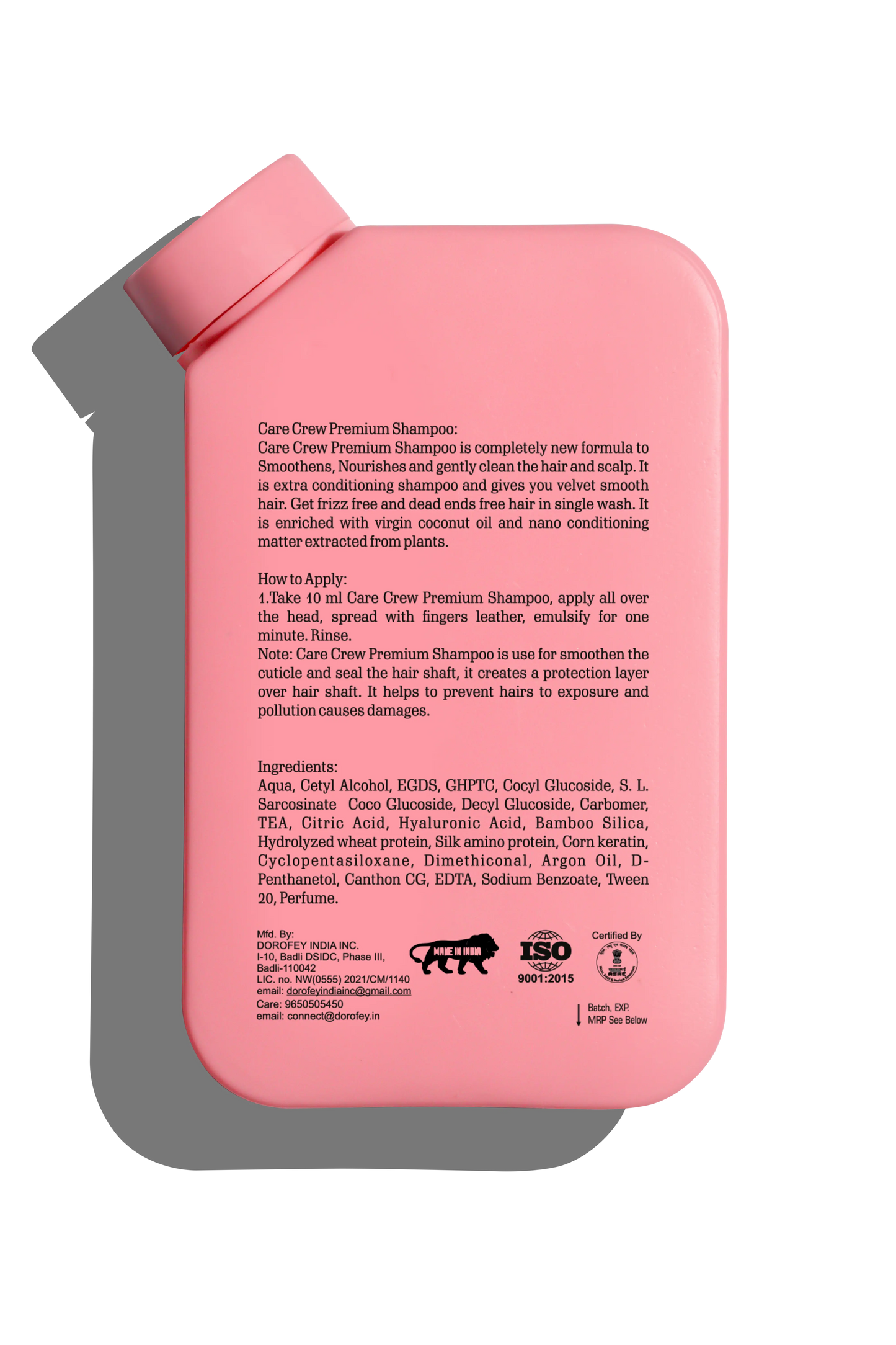 CareCrew Straight Wash Shampoo