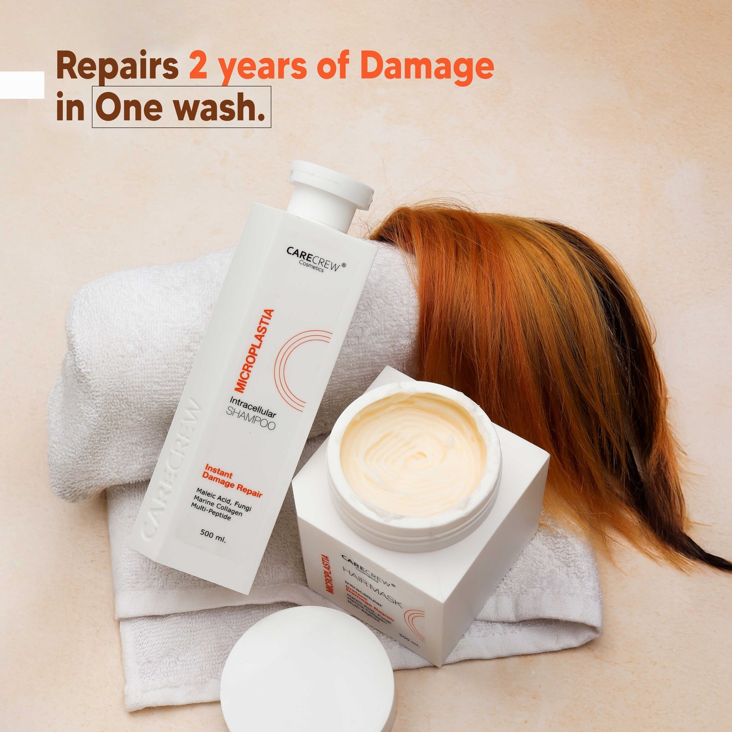 Microplastia Intracellular Shampoo and Conditioner - Instant Damage Repair 