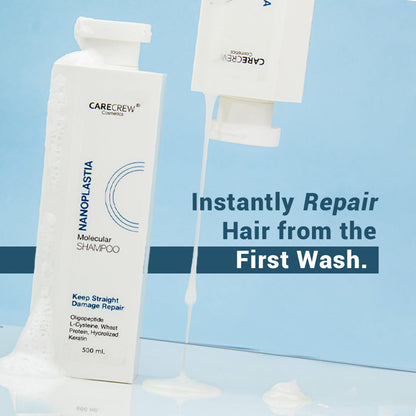 Nanoplastia Molecular Shampoo and Conditioner - Keep Straight and Damage Repair 