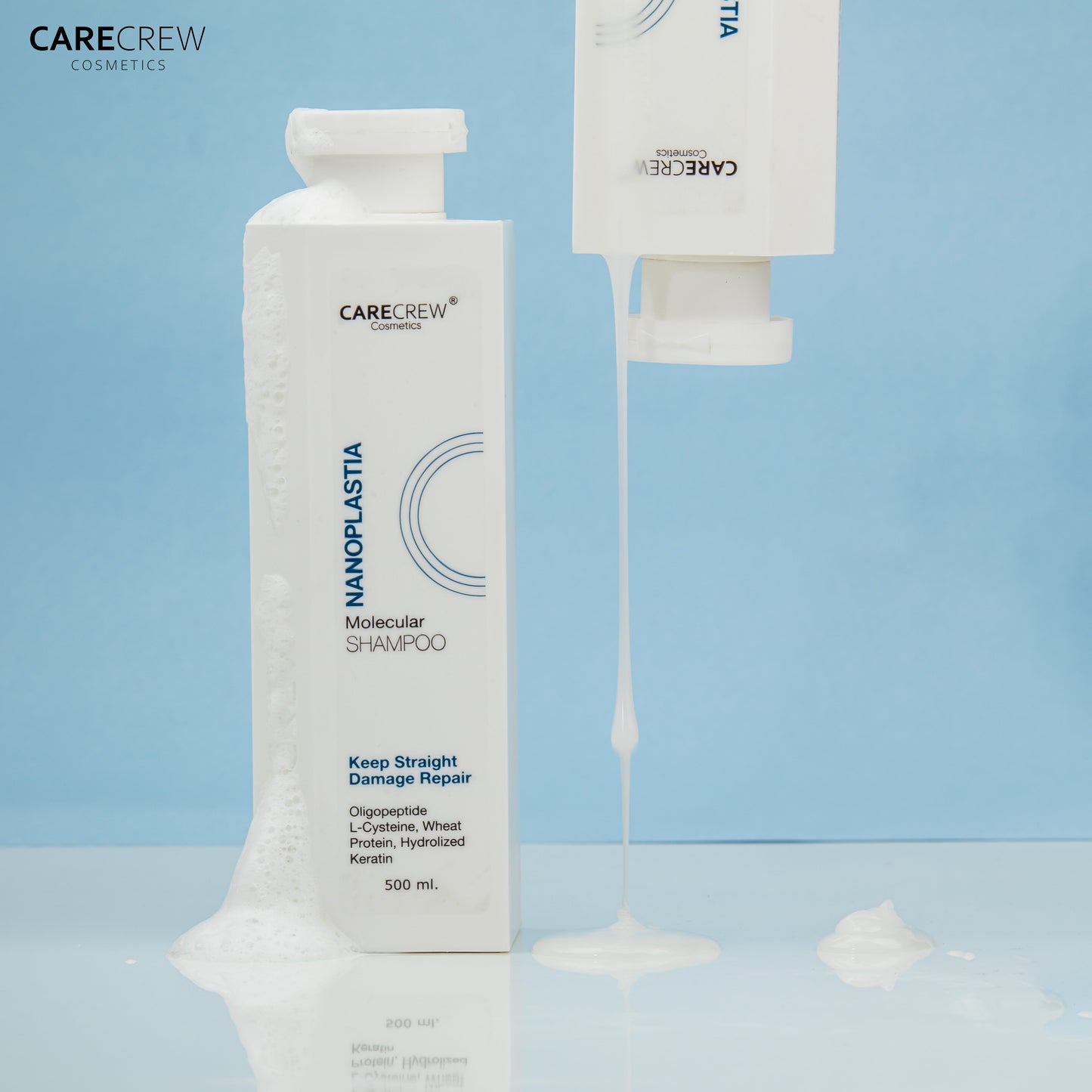 Nanoplastia Molecular Shampoo - Keep Staight Damage Repair with Oligopeptide and L-Cysteine 