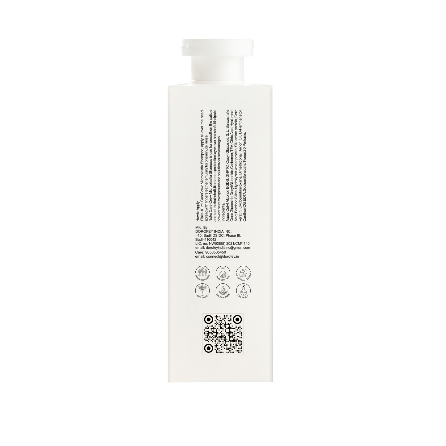 Microplastia Intracellular Shampoo for Instant Damage Repair & Hair Breakage, 500 ml 