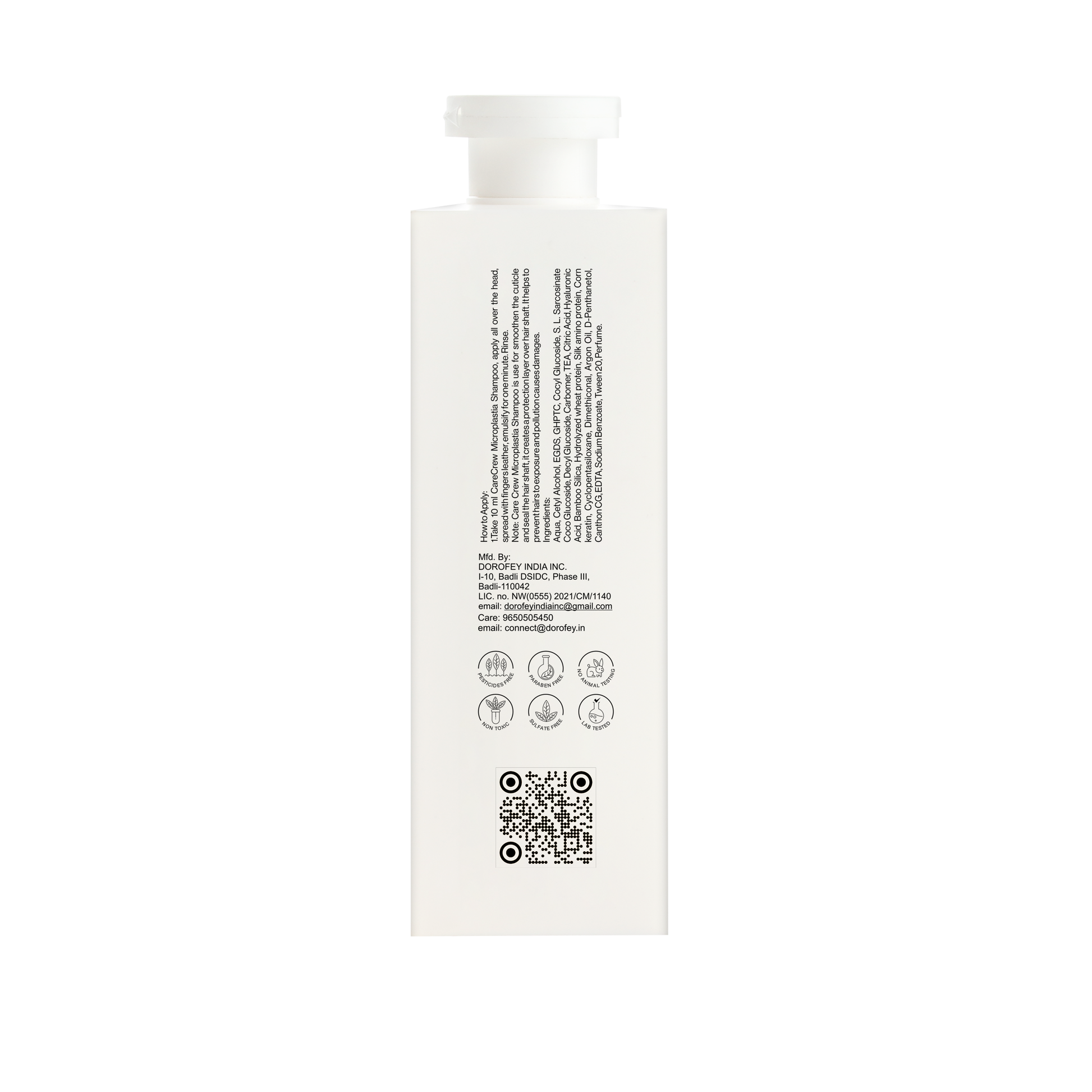 Microplastia Intracellular Shampoo for Instant Damage Repair & Hair Breakage, 500 ml 