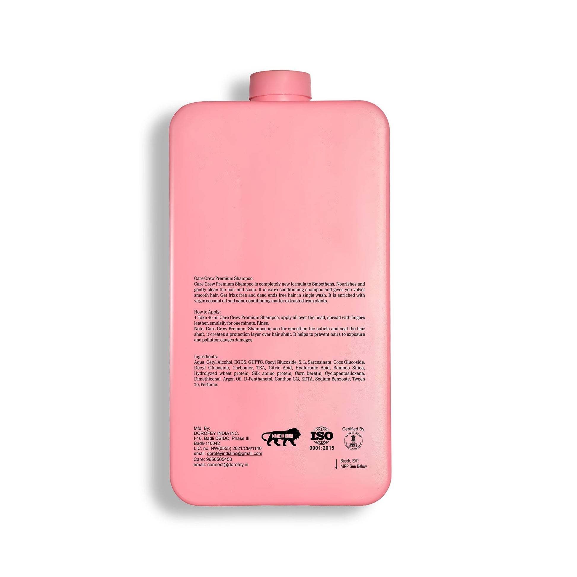 PLÁSTICA 2.0 Straight:Wash Shampoo for Chemical Damage Repair & Straightening 1000 ml 