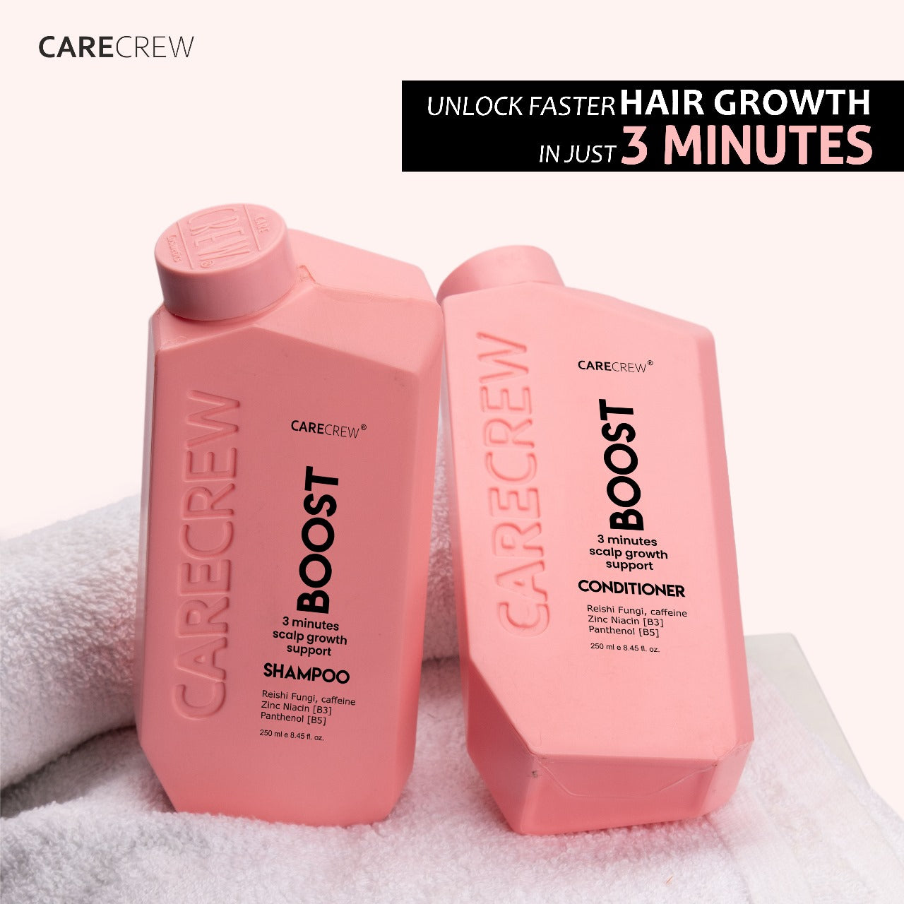 CareCrew Boost Shampoo and Conditioner 