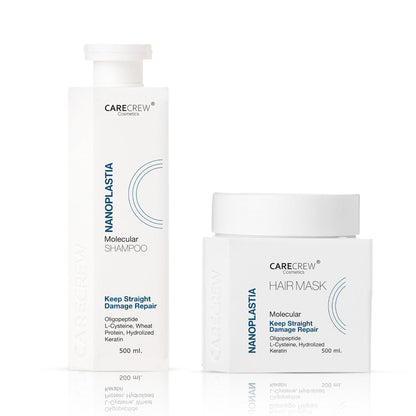 Nanoplastia Molecular Shampoo and Conditioner - Keep Straight and Damage Repair 