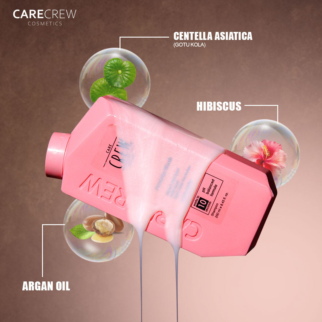 CareCrew Pure Protein Wash Hair Smoothening Shampoo 