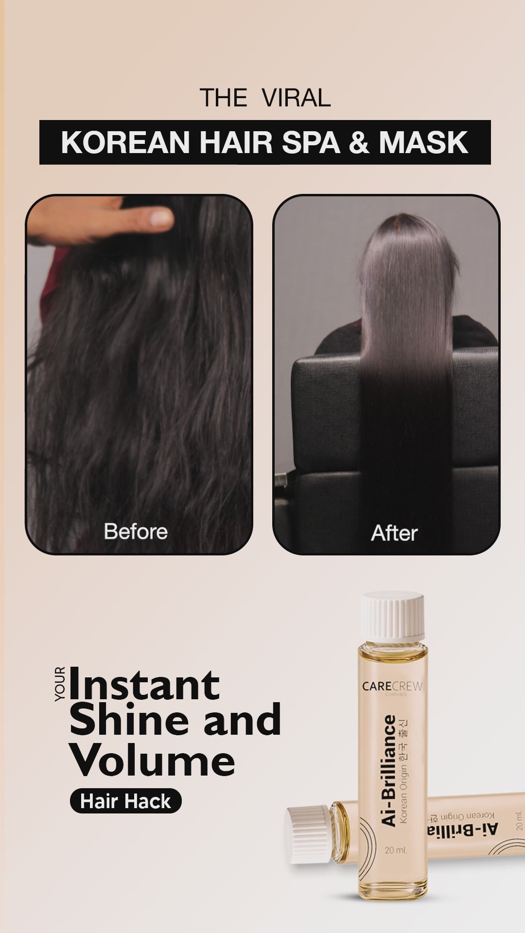 CareCrew Ai - Brilliance Korean Advanced Hair Spa & Mask 180ML with Ai-Technology