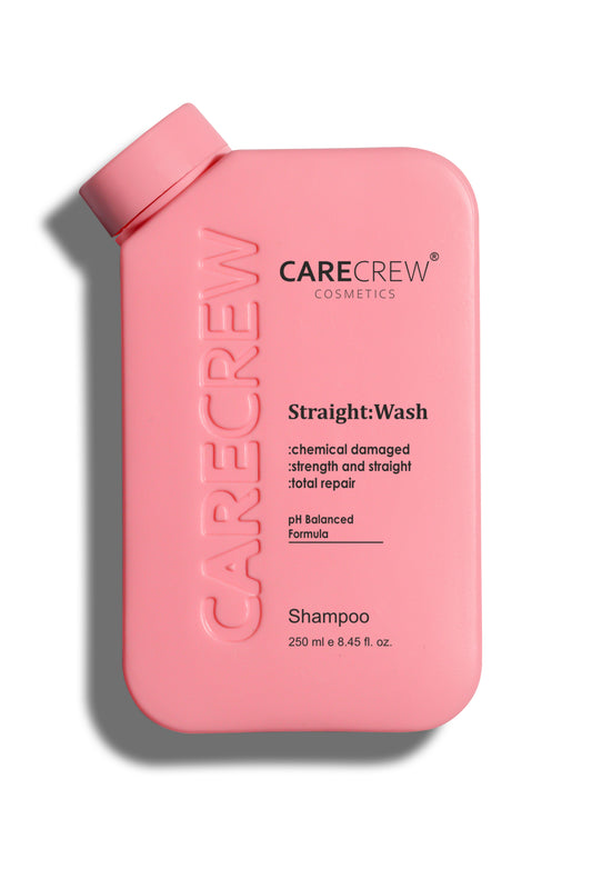 Straight : Wash Shampoo for Chemical Damage Repair & Straightening 250 ml 