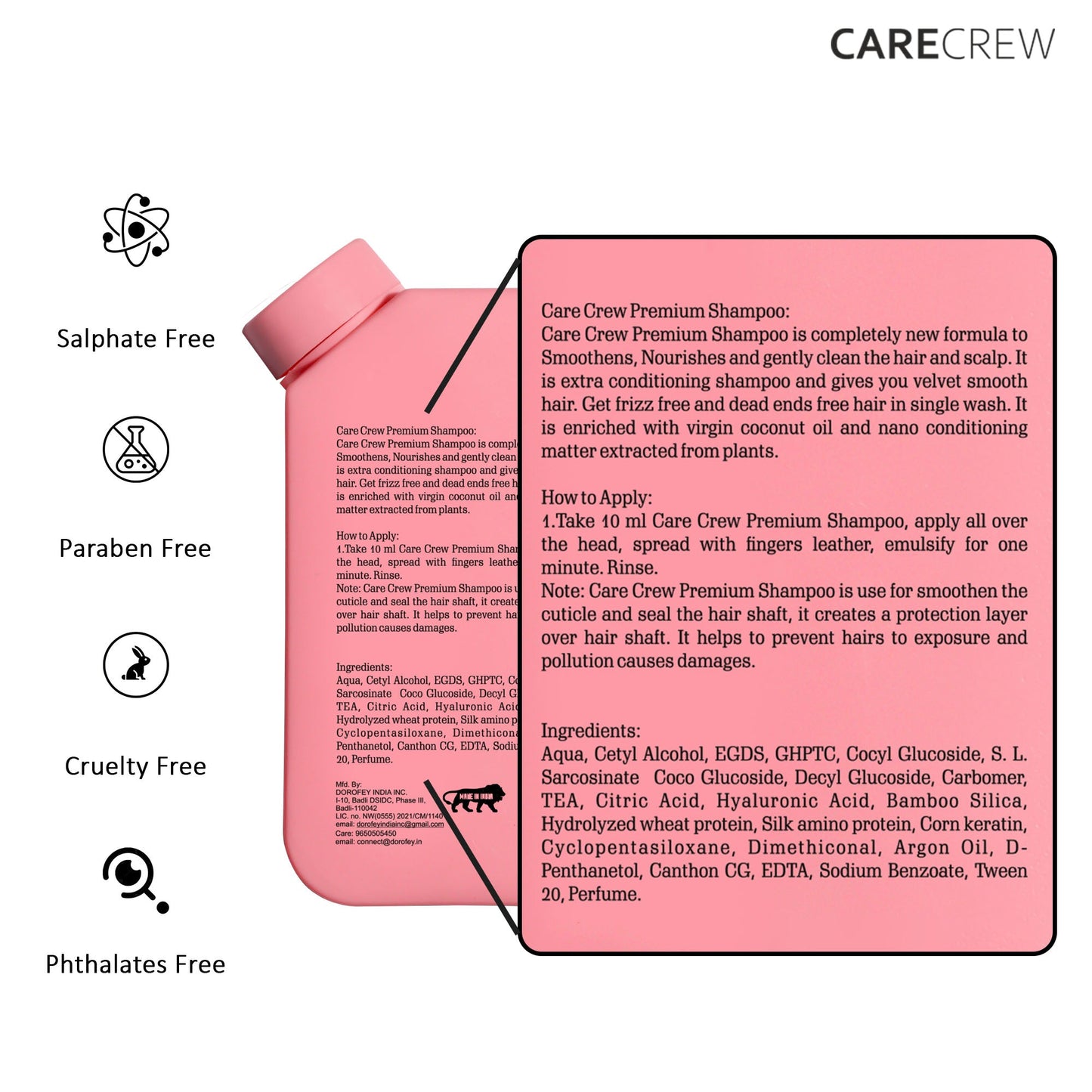 CareCrew Straight Rinse Conditioner 